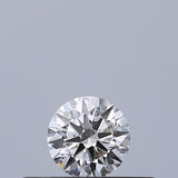 0.18 carat Round diamond E VVS2 Excellent