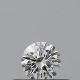 0.18 carat Round diamond E  IF Excellent