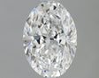 1.00 carat Oval diamond D SI2 