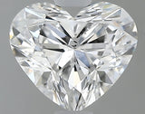 0.88 carat Heart diamond E SI2 