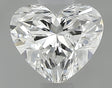 0.54 carat Heart diamond F VS2 