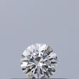0.18 carat Round diamond E VVS1 Excellent
