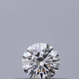 0.18 carat Round diamond E VVS2 Excellent