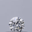 0.19 carat Round diamond E VVS1 Excellent