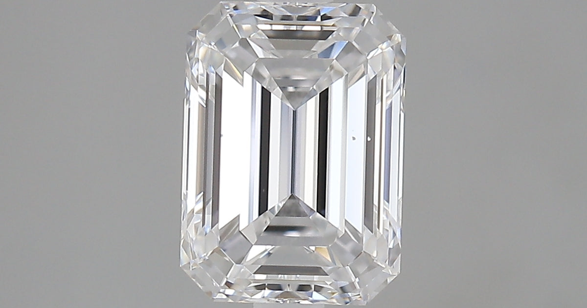 2.00 carat Emerald diamond D SI1 