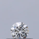 0.18 carat Round diamond E VVS2 Excellent