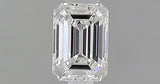 0.26 carat Emerald diamond F  VVS2