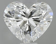 0.34 carat Heart diamond F SI1 