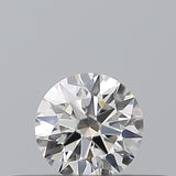 0.18 carat Round diamond E VVS2 Excellent