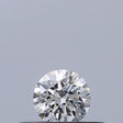0.19 carat Round diamond E VVS1 Excellent