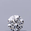 0.28 carat Round diamond E IF Excellent