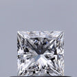 0.37 carat Princess diamond D VVS1 