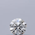 0.21 carat Round diamond F VVS1 Excellent