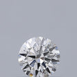 0.25 carat Round diamond E IF Excellent