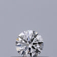 0.19 carat Round diamond D IF Excellent