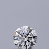 0.19 carat Round diamond D IF Excellent