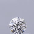 0.26 carat Round diamond D VVS1 Excellent