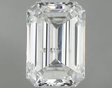 0.60 carat Emerald diamond F I1 