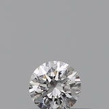 0.18 carat Round diamond F  IF Excellent