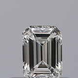 0.30 carat Emerald diamond E VVS1 