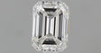 0.39 carat Emerald diamond F VVS2 