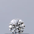 0.18 carat Round diamond E VVS1 Excellent
