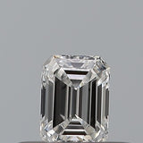 0.23 carat Emerald diamond F VVS2 