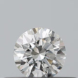 0.21 carat Round diamond F  IF Excellent
