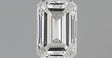0.37 carat Emerald diamond F VVS2 