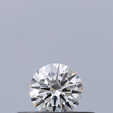 0.18 carat Round diamond E VVS1 Excellent