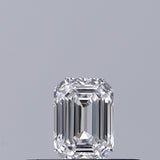 0.25 carat Emerald diamond D VVS1 