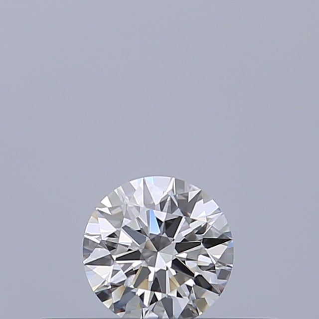0.18 carat Round diamond D VVS2 Excellent