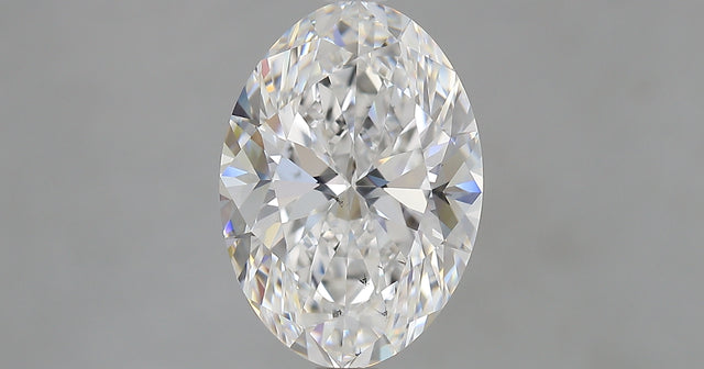 3.56 carat Oval diamond E SI1 