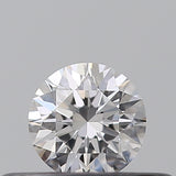 0.21 carat Round diamond D  VVS2 Excellent