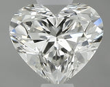 0.53 carat Heart diamond I SI1 