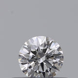 0.24 carat Round diamond D  VVS2 Excellent