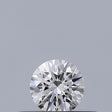 0.19 carat Round diamond F IF Excellent