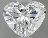 0.61 carat Heart diamond D SI2 