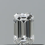 0.27 carat Emerald diamond D  IF 