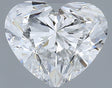 1.00 carat Heart diamond E VVS2 