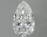 0.50 carat Pear diamond F VS2 