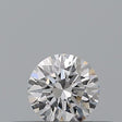0.18 carat Round diamond D VVS1 Excellent
