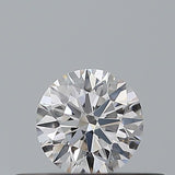0.21 carat Round diamond D VVS1 Excellent