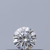 0.18 carat Round diamond E IF Excellent