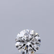0.18 carat Round diamond E VVS2 Excellent