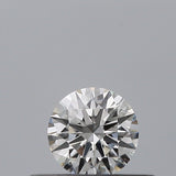 0.21 carat Round diamond D  VVS2 Excellent