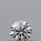 0.21 carat Round diamond F  IF Excellent
