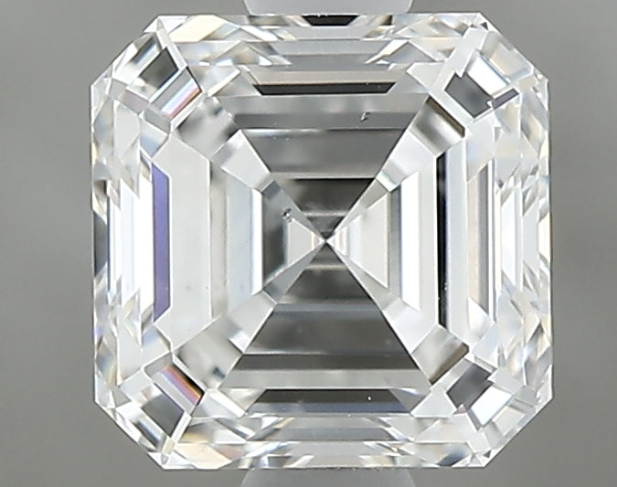 1.07 carat Asscher diamond F SI1 