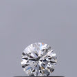 0.19 carat Round diamond E VVS2 Excellent