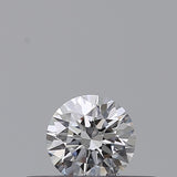 0.18 carat Round diamond E  VVS2 Excellent